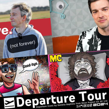 in the wake of multiple influential youtubers leaving, Departure Tour, a playlist revolving around departure, was made to honour those that are leaving youtube.
